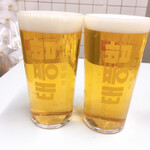 Taifuu Hanten - 生ビールでカンパーイ♪