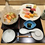 Sushitokoro Itou - ランチ：花（グラス白ワインは遠慮）