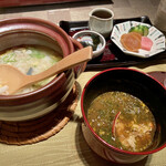 和食 浜木綿 - あのりふぐ雑炊 赤だし