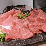 焼肉あきら - リブロース、ミスジ、ヒレ