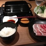 四季七草 - ランチ（国産豚・国産牛しゃぶしゃぶ）