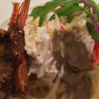 Le Comptoir de シャンパン食堂 - 豪華魚介のオイルソースパスタ