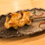 木挽町 とも樹 - 穴子の串焼き