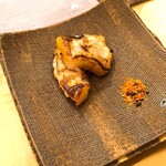 木挽町 とも樹 - えんがわの炙り