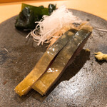 木挽町 とも樹 - 〆鯖の刺身