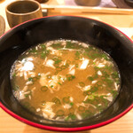 木挽町 とも樹 - 全部出汁味噌汁