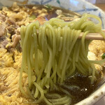 東家 - 柔らかグリーン麺