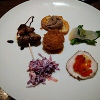 オステリア ミオ・バール - 前菜の盛合せ1000円
