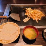 じゅうじゅううめぇ家 - 令和2年12月ランチタイム焼そばランチ 550円