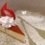 そば割烹 よいん - 蕎麦粉のチーズケーキ