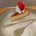 そば割烹 よいん - 蕎麦粉のチーズケーキ