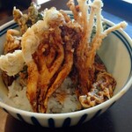 Tsubakiya - 野菜天丼(ランチセット)