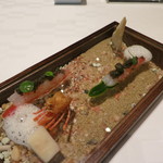 ア・ニュ ルトゥルヴェ・ヴー - 縞海老のコンフィ　緑竹とキャビア添え　(2012/08)