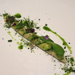 ア・ニュ ルトゥルヴェ・ヴー - 薄切りズッキーニのカネロニ仕立て　毛蟹と黒トリュフ入り　(2012/08)