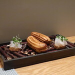 フィエルテ - 雲丹/人参/クミン＆茸/10日熟成カワハギ