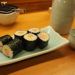 イカリ寿司 - トロたく ＆ 燗酒