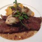 かえりやま - 和牛もも肉のソテー