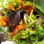 アロッサ - 8/14　ランチセットのサラダ　底の深い皿だ