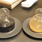 きたの風茶寮 - こちらの特製醤油と塩ポン酢