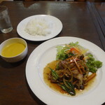 パンプキン - 豚肉の生姜焼きランチ
