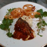 肉×野菜バル WTe - フォアグラのステーキ