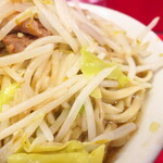 ラーメン二郎 - ヤサイ（そのまま）