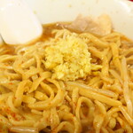ラーメン二郎 - ショウガをここで混合～♪