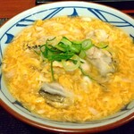 丸亀製麺 - 牡蠣たまあんかけ