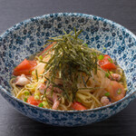 Japanese-style peperoncini with tomato