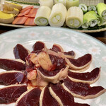 かたつむり - 鴨鉄板焼き