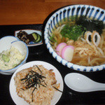なかまる - うどん定食　好きなうどん＋１５０円