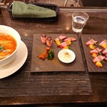 MENSHO - ご褒美らぁめん＋裏(極上うにく皿)