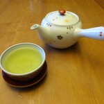 俵屋旅館 - 朝：お茶