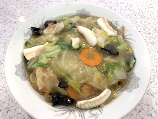 Chinchin Hanten - イカ野菜焼きそば