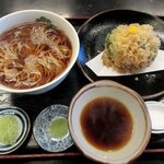 小樽・蕎麦屋・籔半 - 籔半 「かき揚げそば」