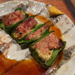 鳥茂 - ピーマン肉詰め