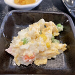 たまごや 比良の郷 - 卵かけご飯膳(B) 500円 (ポテトサラダ)