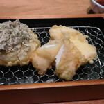 tempurabarukikuya - 千ベロ、天ぷら盛り合わせ