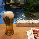 Tempura baru kikuya - １杯目は生ビール