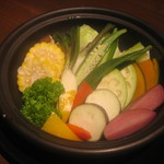 タイーム - ２０１２・８・１３　季節野菜のタジン蒸し