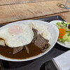肉バル Yaku禄 - 料理写真:ステーキ&カレーライス・庄内豚900円+目玉焼き100円