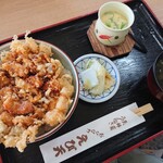 えび天 おびひろ - かき揚げ天丼 1,600円(税込)