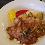 LIV’e - パプリカ赤・黄色・ズッキーニ・カリフラワー・サツマイモの付け合せ