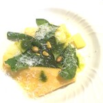 La Brianza - 久しぶりのジェノベーゼをパッパルデッレで、ジェノベーゼ出来立てですって☆☆すごくラッキー！パッパルデッレはセモリナ100％で他の自家製麺とは違うのだそう、コシのある歯触りを出すためだとか。うんなるほど