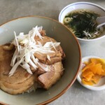 天竺 - チャーシュー丼