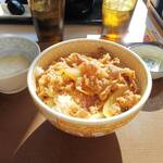 すき家 - わさび山かけ牛丼