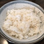 Tanyaki Yamanashi - A定食（牛タン・テールスープ・麦飯）（1,400円）の麦飯♡