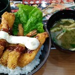 無添くら寿司 甲府昭和インター店 - ミックスフライ丼