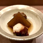 鮨処 多田 - 蛸大根 やわらか煮