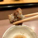 鮨処 多田 - 蛸大根 やわらか煮　蛸の卵 リフト